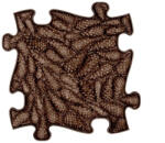 MUFFIK Erdő Puzzle - Barna