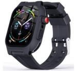 SHELLBOX műanyag keret (szilikon szíj, erős ütésállóság, IP68 vízálló + kijelzővédő üveg) SÖTÉTKÉK Apple Watch Series 9 41mm /