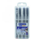 Centropen Alkoholos marker készlet, 0, 6mm, F OHP 2636, 4 különböző szín (A-626360401) (A-626360401)