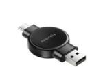 Awei asztali töltő USB+Type-C (2.5W, wireless, mágneses, Samsung Watch töltő/Apple Watch töltő) FEKETE (W26) (W26)