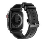 Dux Ducis pótszíj (egyedi méret, kicsi, valódi bőr) FEKETE Apple Watch Series 2 38mm / Watch Series 4 40mm / Watch Series 5 40mm (GP-86924)