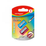 Keyroad Hegyező 1 lyukú fém 2 db/bliszter Metal Colourful vegyes színek (KR971864) (KR971864)