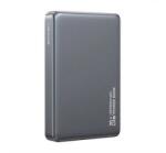 USAMS CY SERIES vésztöltő Type-C (10000mAh, 20W, wireless, MagSafe, PD gyorstöltő) TITÁNSZÜRKE (10KCD24203)