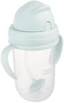 Canpol babies Неразливаща се чаша със сламка и дръжки Canpol - 270 ml, Зелена (56/623_gre) - kindermarket
