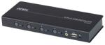 ATEN KM Switch USB Boundless, 4 port (kábelt tartalmaz) (CS724KM-AT) (CS724KM-AT)