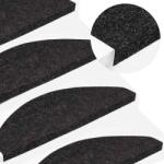 vidaXL 10 db antracitszürke öntapadó lépcsőszőnyeg 65 x 22, 5 x 3, 5 cm (355253)