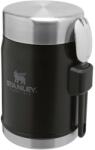 Stanley Classic 0, 4L Ételhordó termosz evőeszközzel - Fekete (10-09382-083) (10-09382-083)