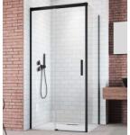 Radaway Idea Black KDJ 100 B szögletes fekete zuhanykabin ajtó 387040-54-01L (387040-54-01L) - benedekszerelveny