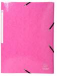 Exacompta Gumis mappa, karton, A4, EXACOMPTA "Iderama", pink 55824E (55824E)