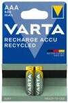 VARTA RECHARGE ACCU RECYCLED elem (AAA, 1.2V, 800mAh Ni-MH, újratölthető) 2db/csomag 56813101402 (56813101402)