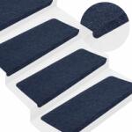 vidaXL 30 db kék öntapadó lépcsőszőnyeg 65x24, 5x3, 5 cm (3365919)