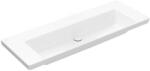 Villeroy & Boch Subway 3.0 - Mosdókagyló 1300x470 mm, túlfolyó nélkül, keverőnyílás nélkül, CeramicPlus, alpesi fehér 4A70D3R1 (4A70D3R1)