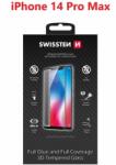 SWISSTEN Full Glue Apple iPhone 14 Pro Max 3D üvegfólia - fekete (64701911) (64701911)