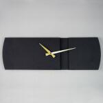 Wallity Ceas de perete Origami APS097, Black, 16 x 49 cm