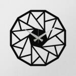 Wallity Ceas de perete Triangle S007 Black , 48 x 48 cm
