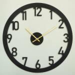 Wallity Ceas de perete Stroke APS115, Black, 48 x 48 cm