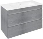 SAPHO EZARA mosdótartó szekrény, 78x54x39cm, ezüst tölgy (EZ792-1111) (EZ792-1111)