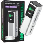 Green Cell PowerPlay Ultra Powerbank 25200mAh 140W PD USB C gyors töltéssel laptophoz, MacBookhoz, iPhone 16 15 14 Pro Maxhoz (GC-36854)