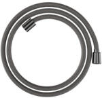 Hansgrohe Designflex textilszálas zuhanytömlő 175 cm, szálcsiszolt fekete króm 28240340 (28240340)