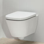 Laufen Meda kompakt perem nélküli porcelán fali WC csésze 36x49 cm, matt fehér H8201137570001 (H8201137570001)