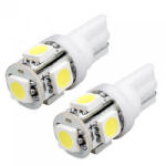 Autolife LED 12V/5W w2, 1x9, 5d fehér 5db SMD párban 9908