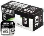 Maxell 379 SR521SW 1, 55V Silver Oxide óra 1, 55V gombelem (Maxell-379)