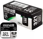Maxell 321 SR616SW 1, 55V Silver Oxide óra gombelem (Maxell-321)
