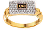 Heratis Forever Monaco Chain Gyűrű Classic Plain Pavé lock IZ30808