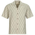 JACK & JONES Pulóverek JPRBLUVINCENT PRINT RESORT S/S SHIRT SN Zöld EU S