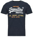 Superdry Rövid ujjú pólók BI CALI RELAXED Tengerész EU XL