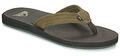 Quiksilver Lábujjközös papucsok CARVER SUEDE CORE Keki 44