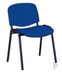NN "Felicia" tárgyalószék fém vázzal, kék színű szövetborítással (BBSZV08)