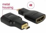 Delock 65644 micro HDMI - HDMI 4K átalakító adapter Ethernettel (Delock 65664)