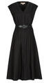 Michael Kors Hosszú ruhák COTTON POPLIN MIDI DRS Fekete EU L