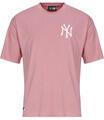 New-Era Rövid ujjú pólók LEAGUE ESSENTIALS TEE NEW YORK YANKEES Rózsaszín EU S