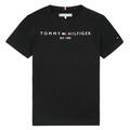 Tommy Hilfiger Rövid ujjú pólók ESSENTIAL TEE S/S Fekete 8 éves
