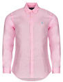 Ralph Lauren Hosszú ujjú ingek CHEMISE COUPE DROITE EN LIN Rózsaszín EU S - spartoo - 60 879 Ft