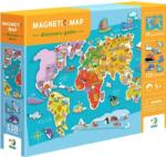 dodo Puzzle magnetic - Harta lumii (118 piese) Puzzle