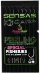 SENSAS Elõkötött horog Crazy Bait 4315 15cm 8db 10/0, 22mm (72976)