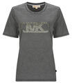 MICHAEL Michael Kors Rövid ujjú pólók CROP GWSH EMPIRE STUD TEE Fekete EU L