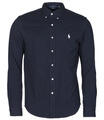 Ralph Lauren Hosszú ujjú ingek CHEMISE AJUSTEE COL BOUTONNE EN POLO FEATHERWEIGHT LOGO PONY PLA Kék EU L