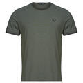 Fred Perry Rövid ujjú pólók TWIN TIPPED T-SHIRT Szürke EU M