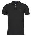 Ralph Lauren Rövid ujjú galléros pólók POLO COUPE DROITE EN PIMA COTON Fekete EU M