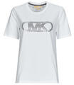 MICHAEL Michael Kors Rövid ujjú pólók CROP GWSH EMPIRE STUD TEE Fehér EU L