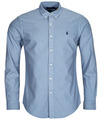 Ralph Lauren Hosszú ujjú ingek CHEMISE AJUSTEE SLIM FIT EN OXFORD LEGER Kék EU L