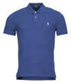 Ralph Lauren Rövid ujjú galléros pólók POLO COUPE DROITE EN COTON BASIC MESH Kék EU L - spartoo - 42 511 Ft