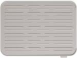 Brabantia SinkSide Silicone Dish Drying Mat edényszárító, csepegtető szőnyeg, csúszásmentes, bordázott felület, 325x438mm, szilikon, középszürke - 230042 (230042)
