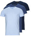 Ralph Lauren Rövid ujjú pólók 3 PACK CREW UNDERSHIRT Kék EU XXL