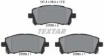 TEXTAR Fékbetét készlet TEXTAR 2355802 for SUBARU, MITSUBISHI, NISSAN (2355802)