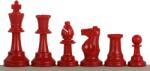 Sakküzlet Nagy méretű, piros Staunton sakkfigurák